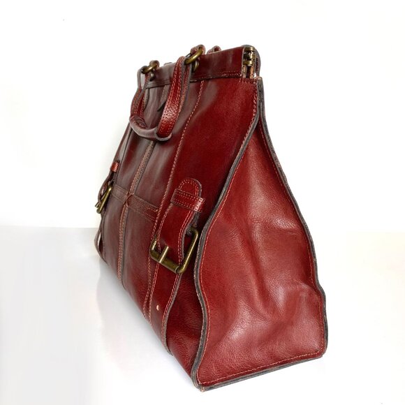 Patricia Nash 'Trento' Satchel Leather Bag Purse - Picture 4 of 12